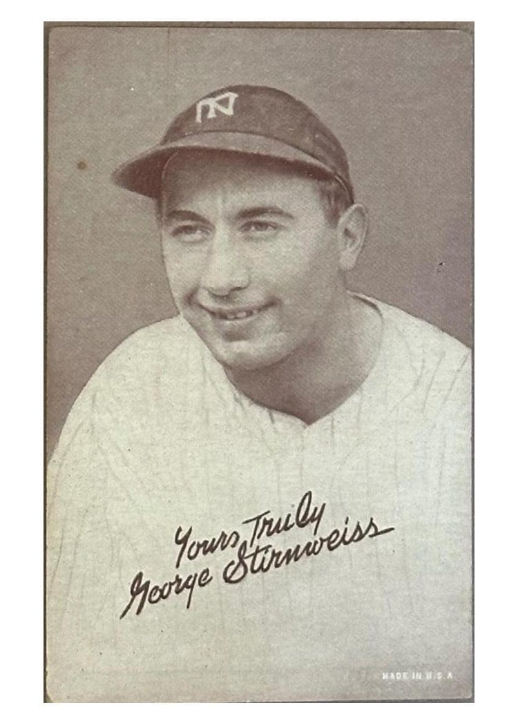 1939 Exhibits Salutation George Stirnweiss card