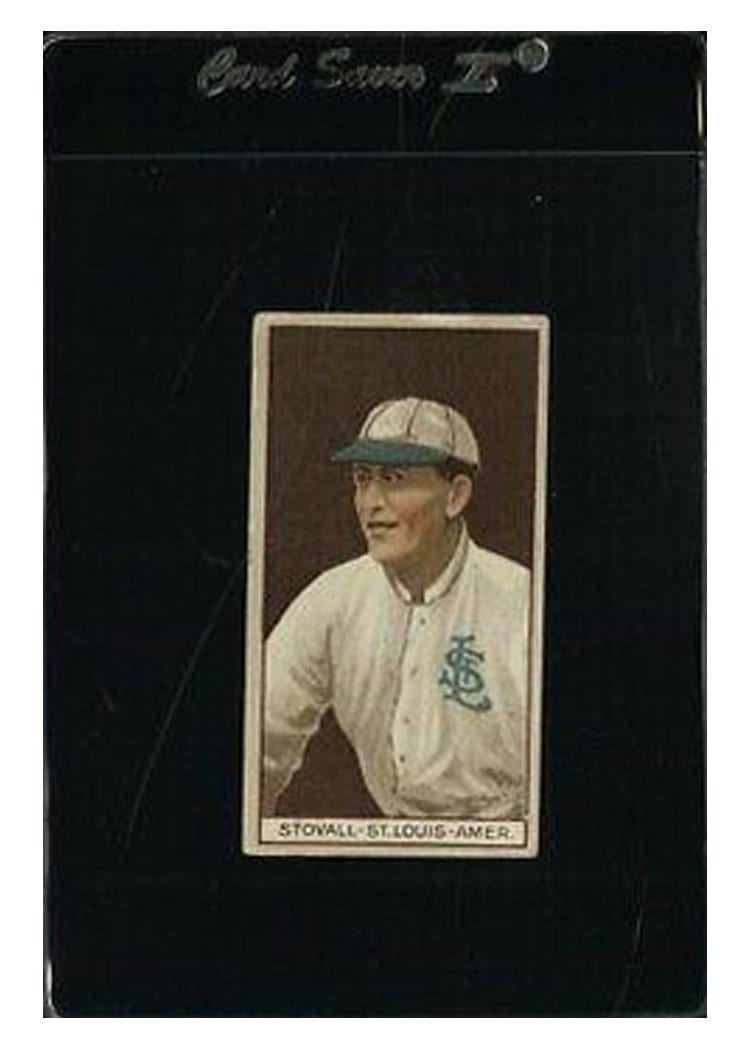 1912 T207 Brown Background George Stovall card