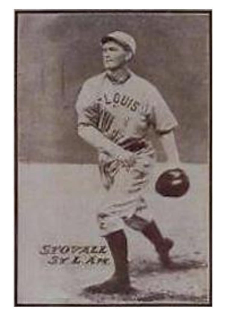1913 National Game George Stovall card