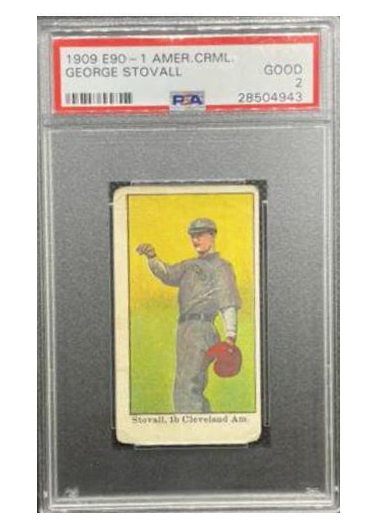 1915 E106 American Caramel George Stovall card