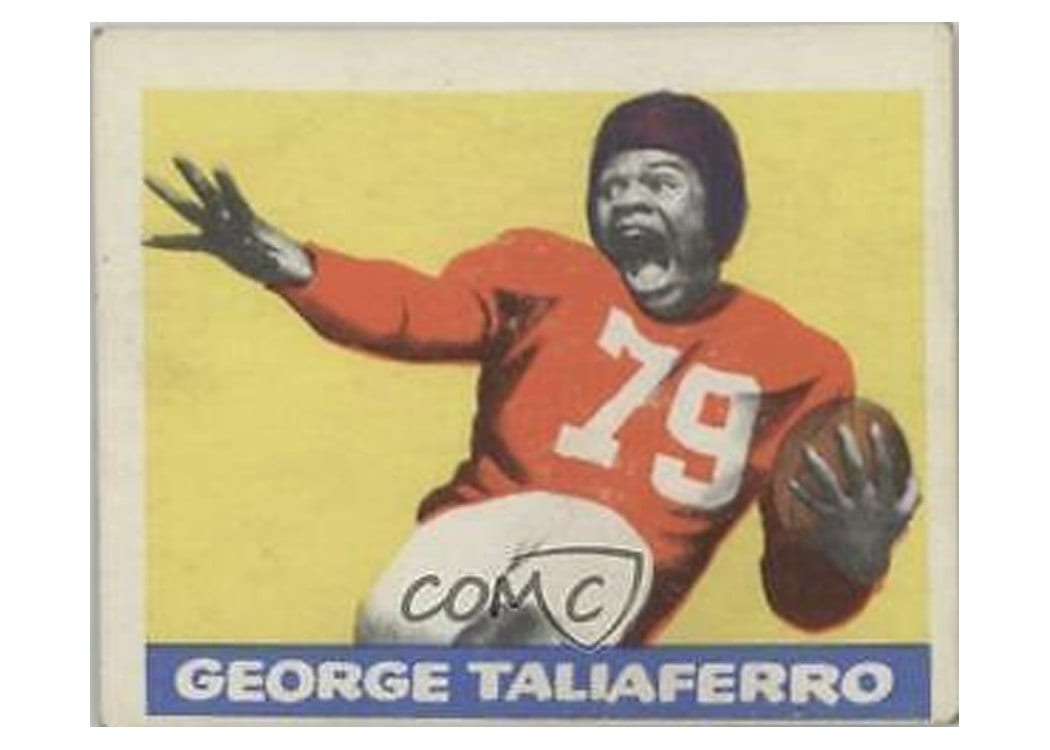 1948 Leaf George Taliaferro #20 card