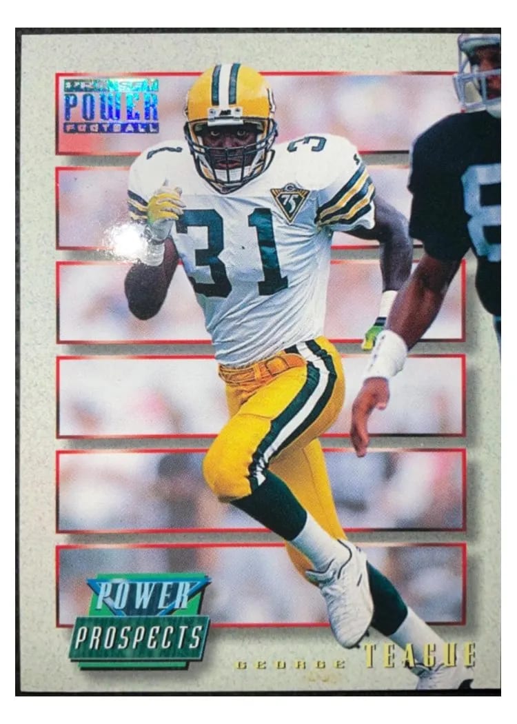 1993 Pro Set Power Update Prospects George Teague #PP38 card