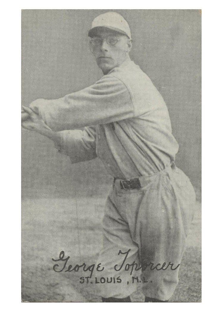 1922 Exhibits George Toporcer card