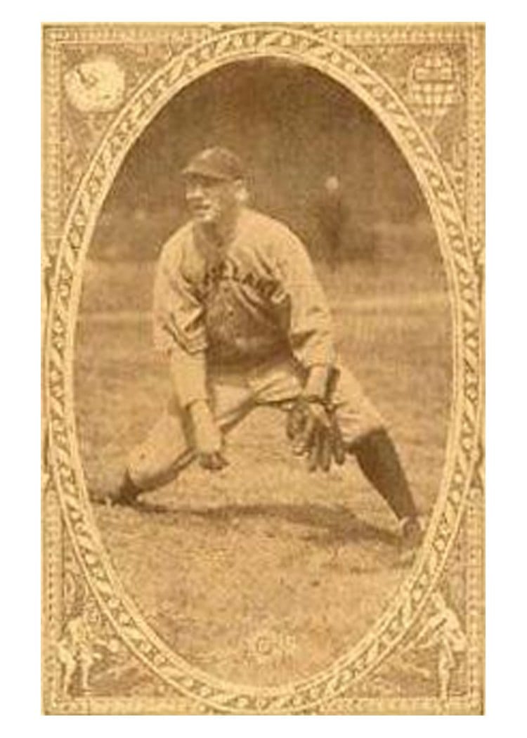 1922 E120 American Caramel George Uhle card