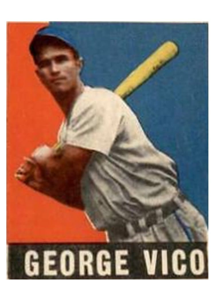 1948 Leaf George Vico #47 card