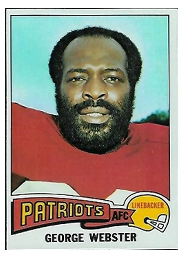 1975 Topps George Webster #186 card