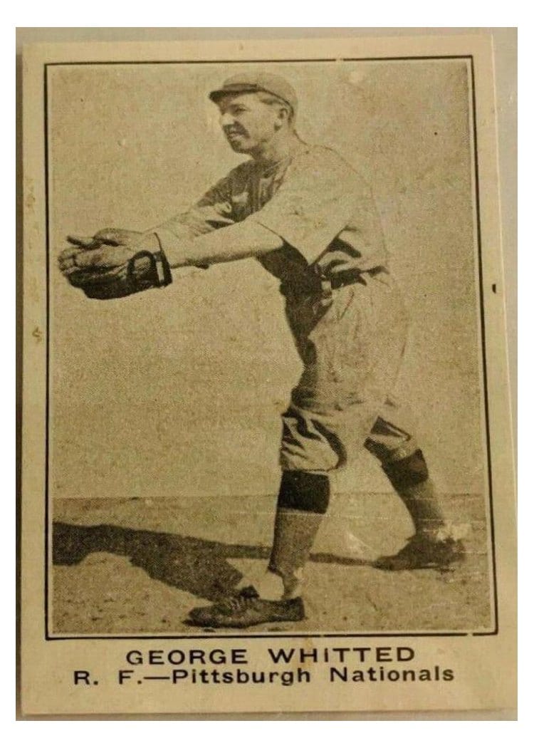 1921 E121 American Caramel Series of 80 George Whitted card