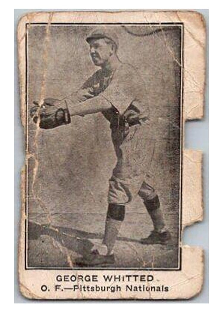 1922 E121 American Caramel Series of 120 George Whitted card