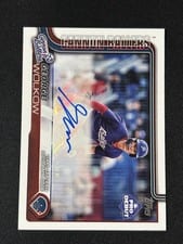 2025 Topps Pro Debut Chrome Autographs George Wolkow #PDC-182 card