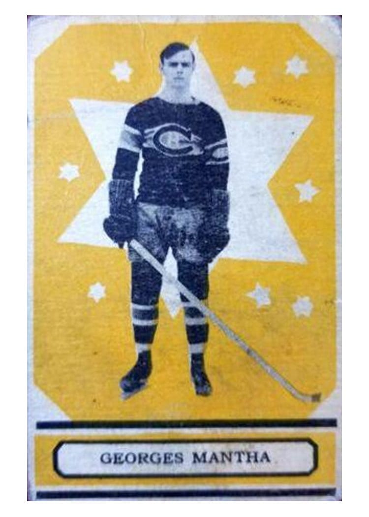 1933 O-Pee-Chee Georges Mantha #22 card