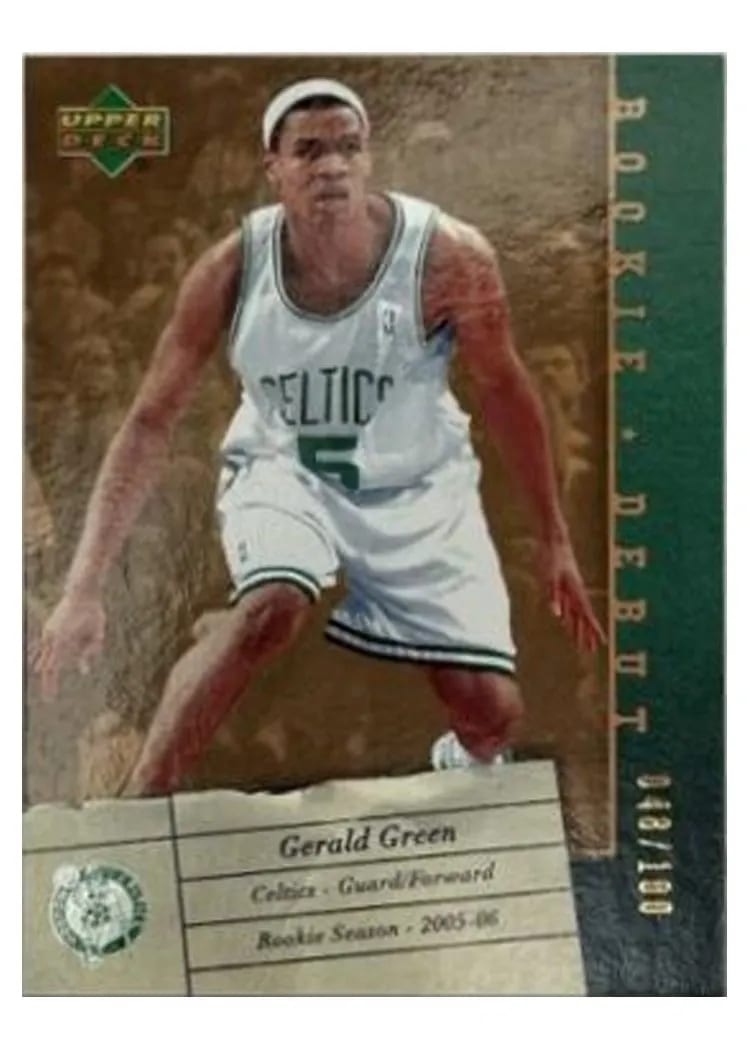 2006 Upper Deck Rookie Debut Gerald Green #4 card