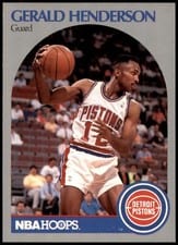 1990-91 Hoops Base Set Gerald Henderson #106 card