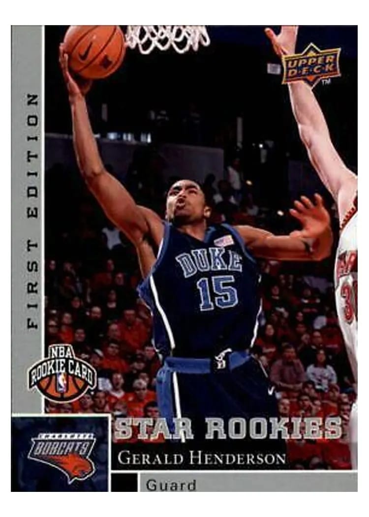 2009 Upper Deck First Edition Gerald Henderson #185 card
