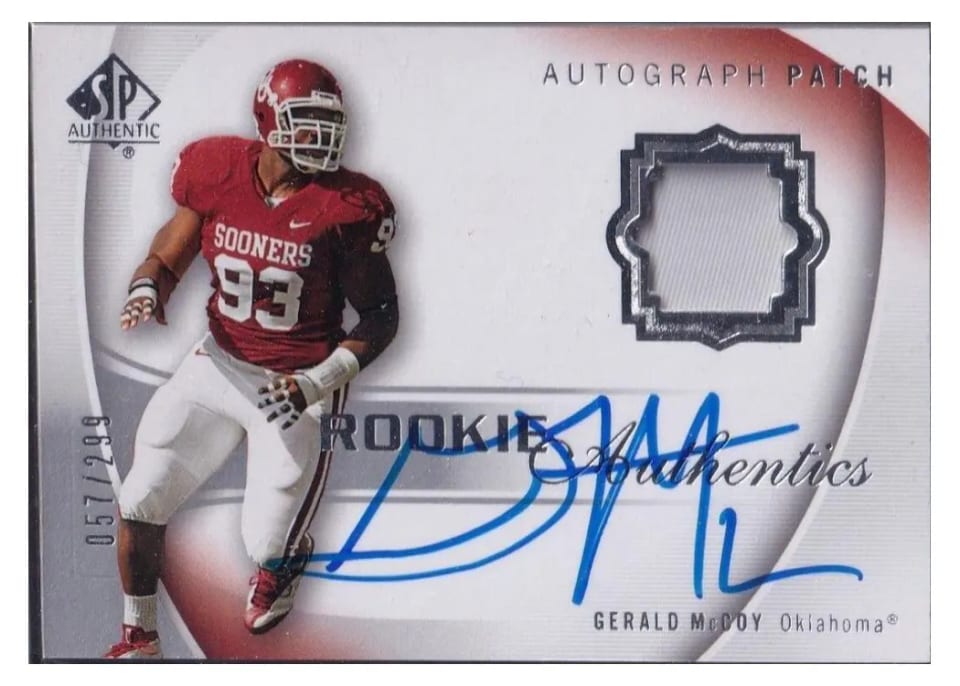2010 SP Authentic Gerald McCoy #111 card