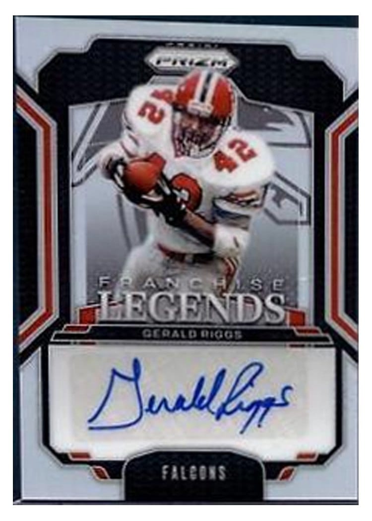 2024 Panini Prizm Franchise Legends Signatures Gerald Riggs #FL-GRS card