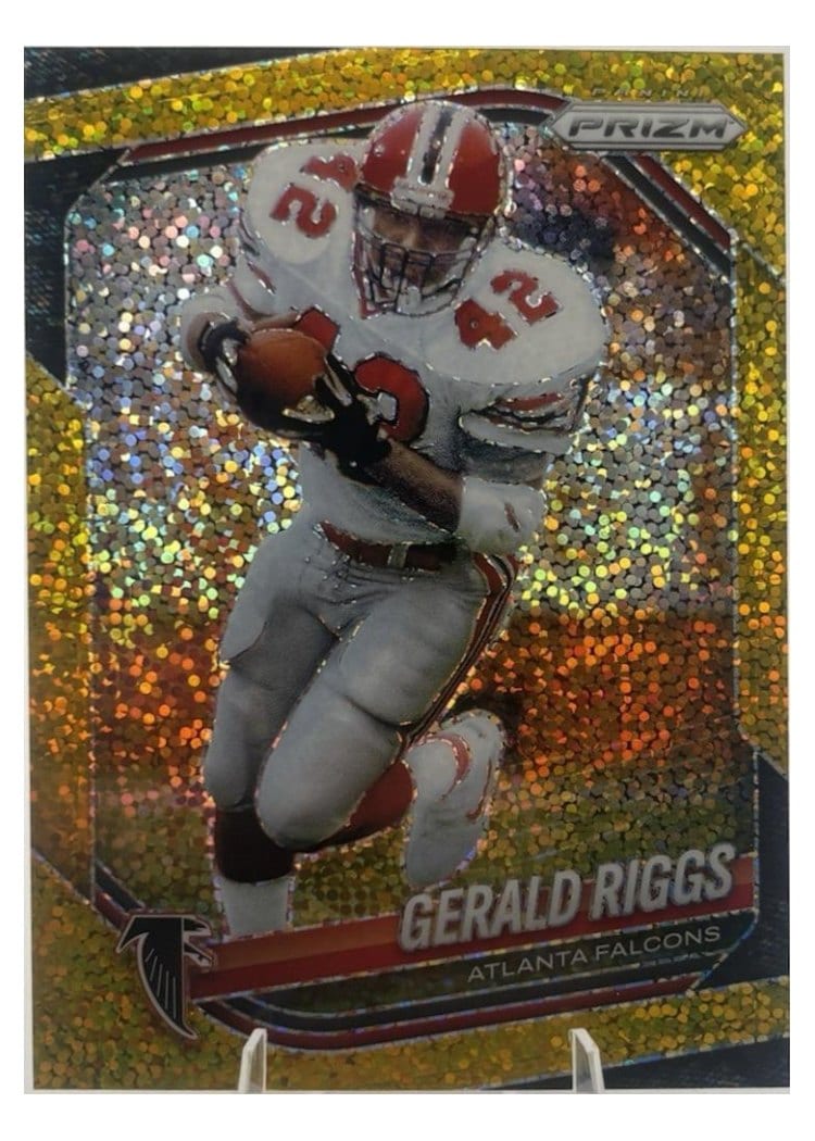 2025 Panini Prizm Base Set Gerald Riggs Gold Sparkle #117
