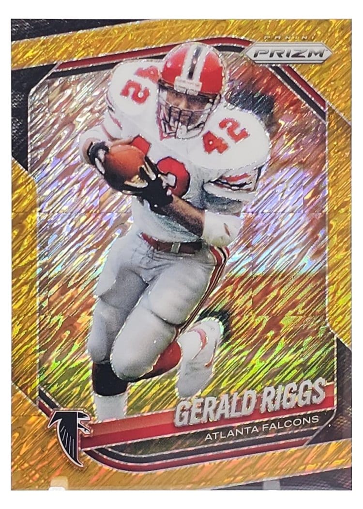 2025 Panini Prizm Base Set Gerald Riggs Gold Shimmer #117