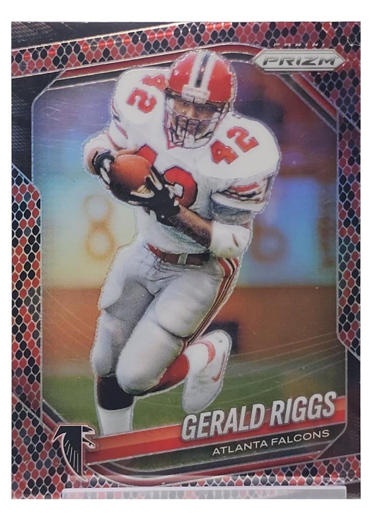 2025 Panini Prizm Base Set Gerald Riggs Snakeskin #117 card