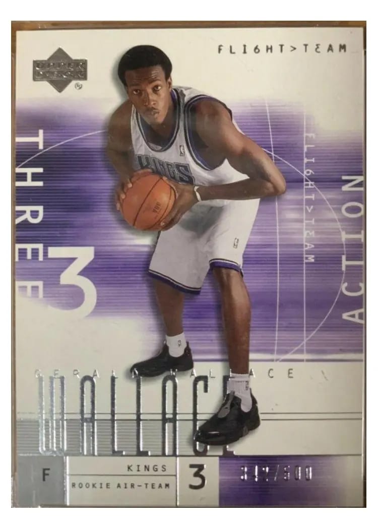 2001 Upper Deck Flight Team Gerald Wallace #99 card