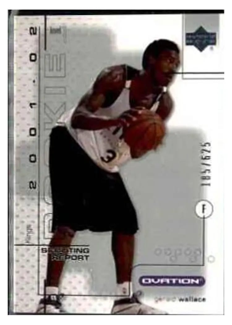 2001 Upper Deck Ovation Gerald Wallace #98 card