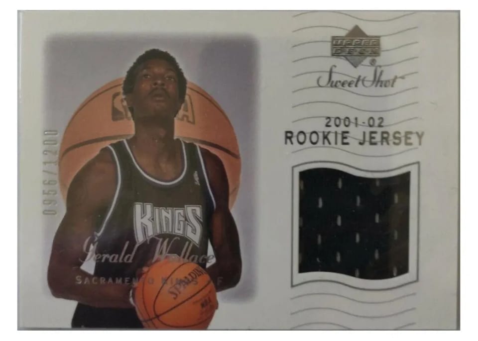 2001 Upper Deck Sweet Shot Gerald Wallace #101 card