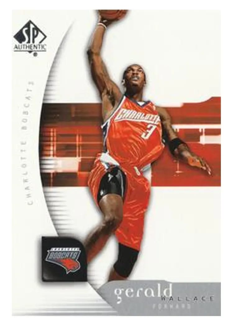 2005 SP Authentic Gerald Wallace #9 card