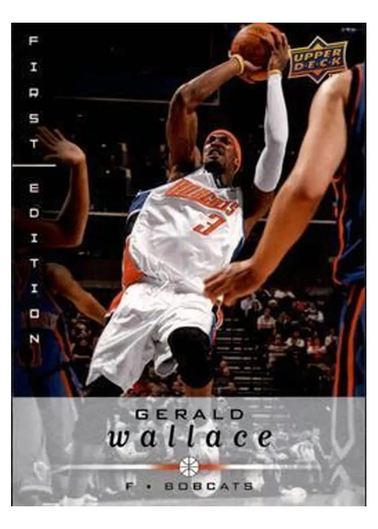 2008 Upper Deck First Edition Gerald Wallace #16 card