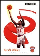 1991-92 SkyBox Base Set Gerald Wilkins #198