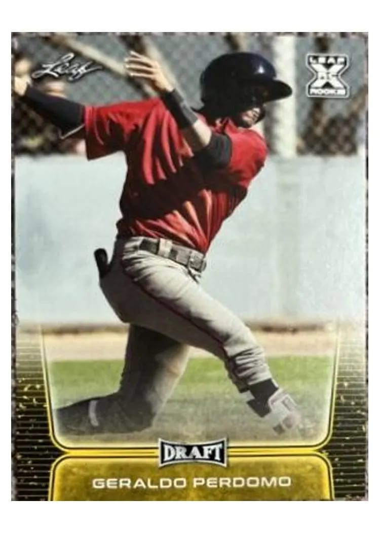 2020 Leaf Draft Base Set Geraldo Perdomo #22 card