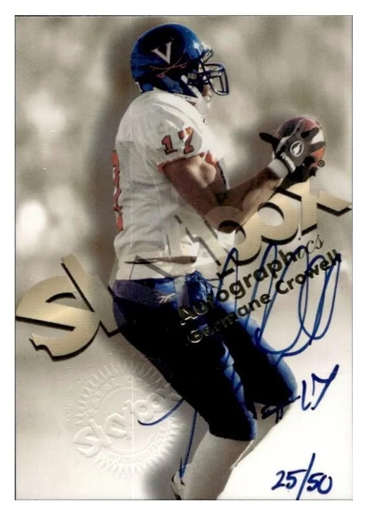 1998 Skybox Premium Autographics Germane Crowell card