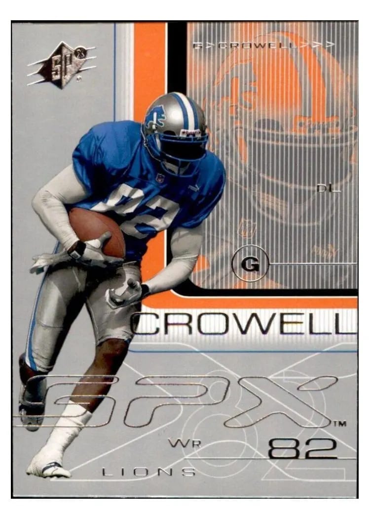 2001 Spx Germane Crowell #32 card
