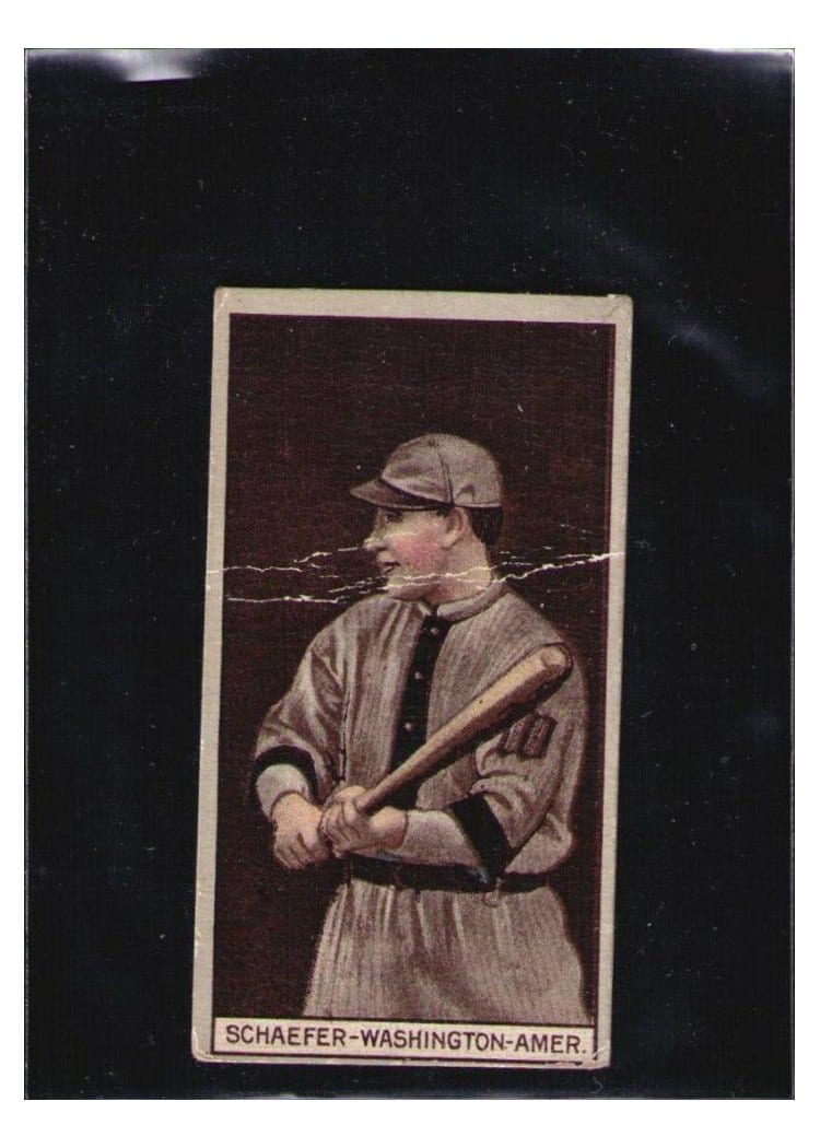 1912 T207 Brown Background Germany Schaefer card