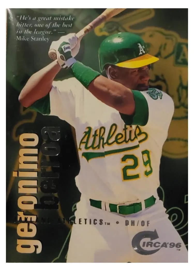 1996 Circa Geronimo Berroa #71 card