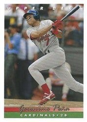 1993 Upper Deck Base Set Geronimo Pena #331 card