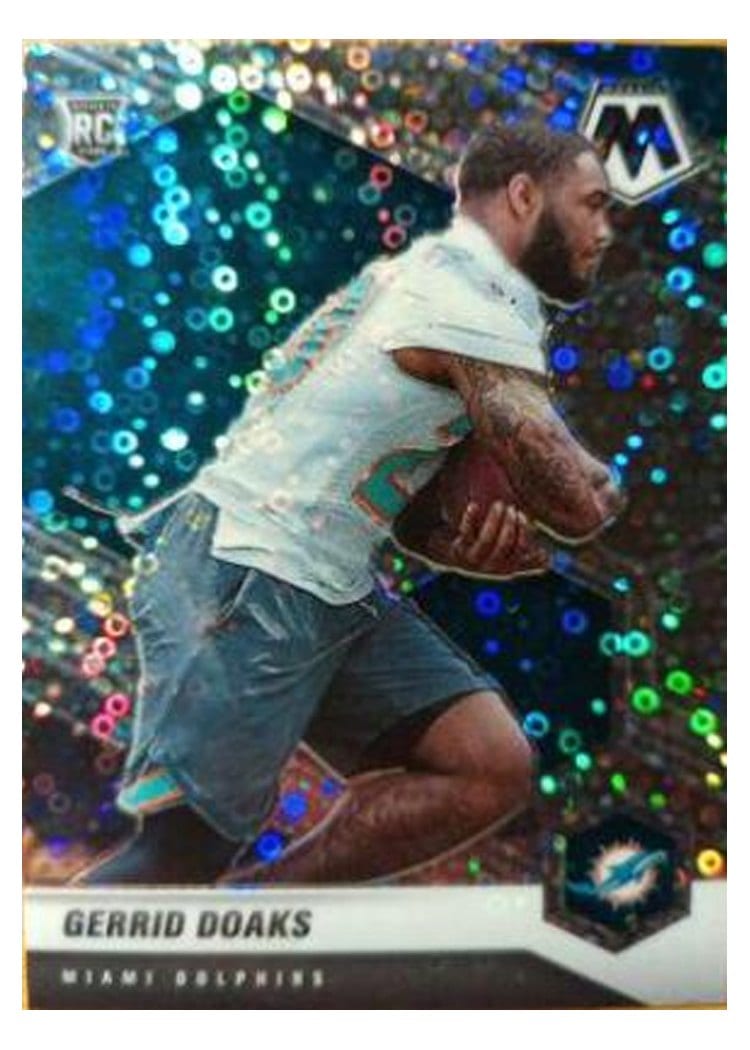 2021 Panini Mosaic Base Set Gerrid Doaks No Huddle Silver Mosaic #373 card