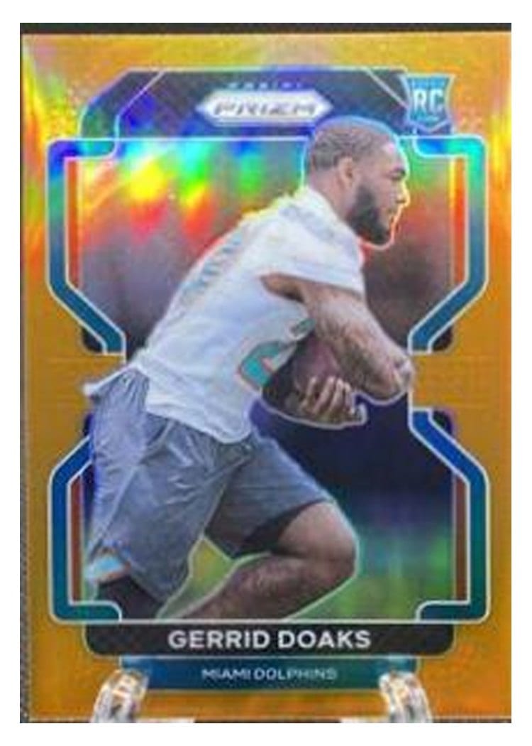 2021 Panini Prizm Base Set Gerrid Doaks Orange Prizm #426 card