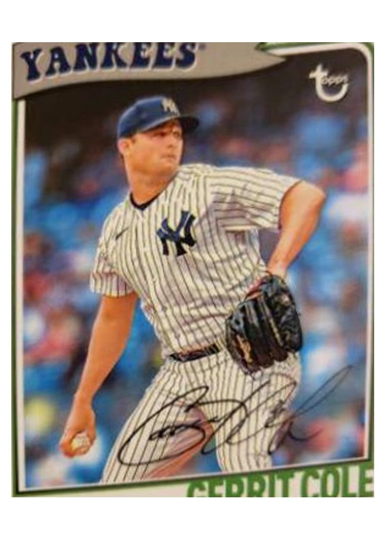 2023 Topps Brooklyn Collection Base Set Gerrit Cole #4 card