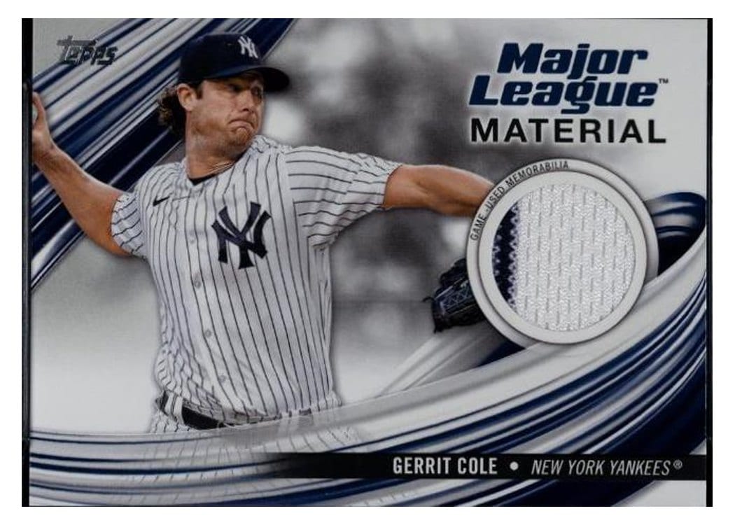 2024 Topps Major League Material Relics (Series 1) Gerrit Cole #MLM-GC card