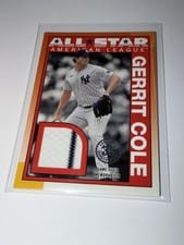 2025 Topps 1990 Topps Baseball All-Star Relics Gerrit Cole #90ASR-GC card
