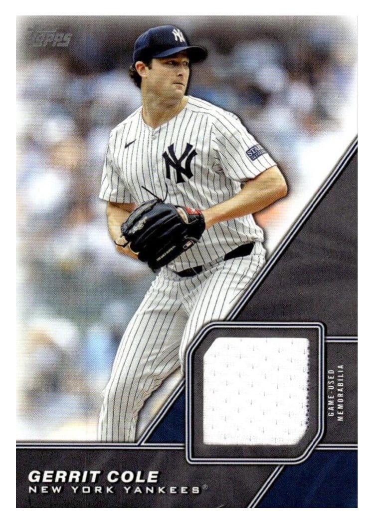 2026 Topps Major League Material Relics Gerrit Cole #MLM-GC card
