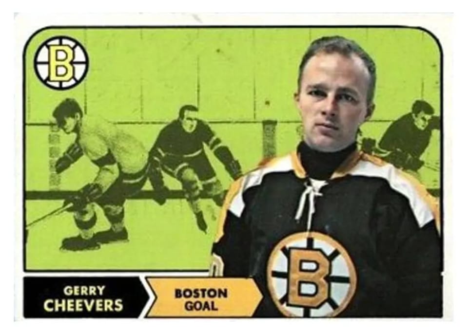 1968 Topps Gerry Cheevers #1 card