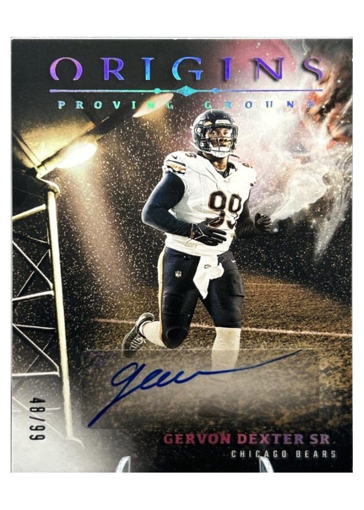 2024 Panini Origins Proving Ground Signatures Gervon Dexter Sr. #PGS-GDE card