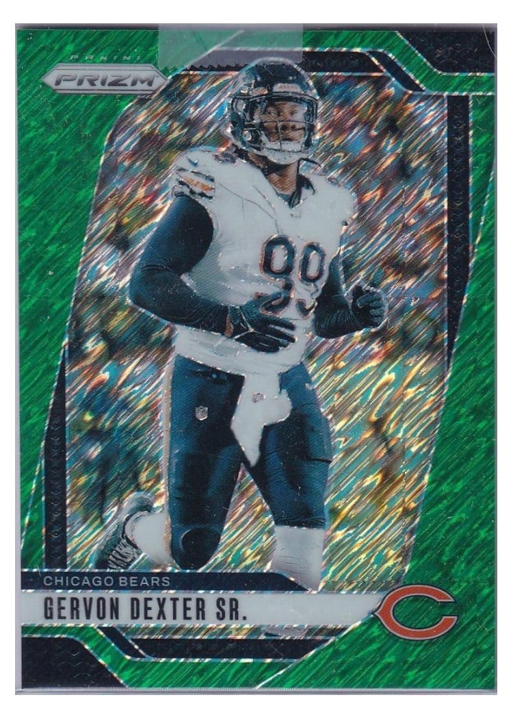 2024 Panini Prizm Base Set Gervon Dexter Sr. Green Shimmer #54 card