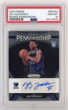 2023-24 Panini Prizm Rookie Penmanship GG Jackson II #RP-GGJ card