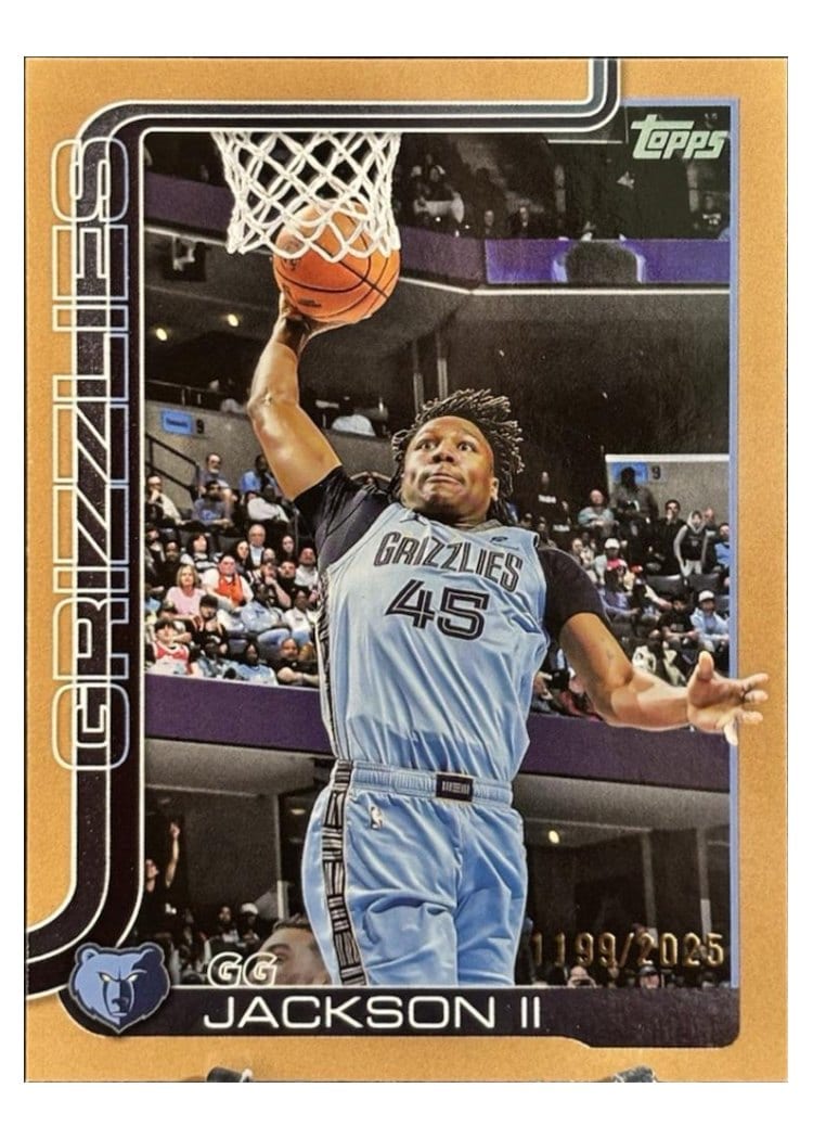 2025-26 Topps Base Set GG Jackson II Gold #249 card