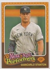 2024 Topps Heritage New Age Performers Giancarlo Stanton #NAP-16 card