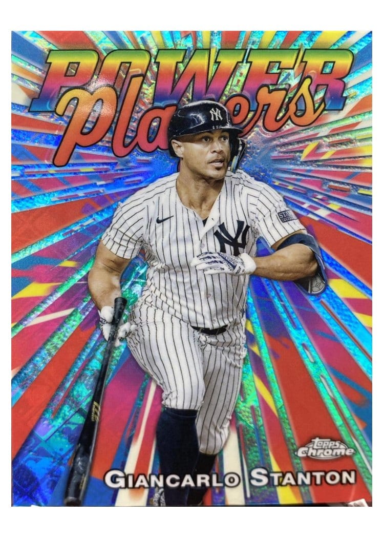 2025 Topps Chrome Logofractor Edition Power Players Giancarlo Stanton #PP-13 card