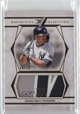 2025 Topps Definitive Collection Jumbo Relic Collection Giancarlo Stanton #DJRC-GST card