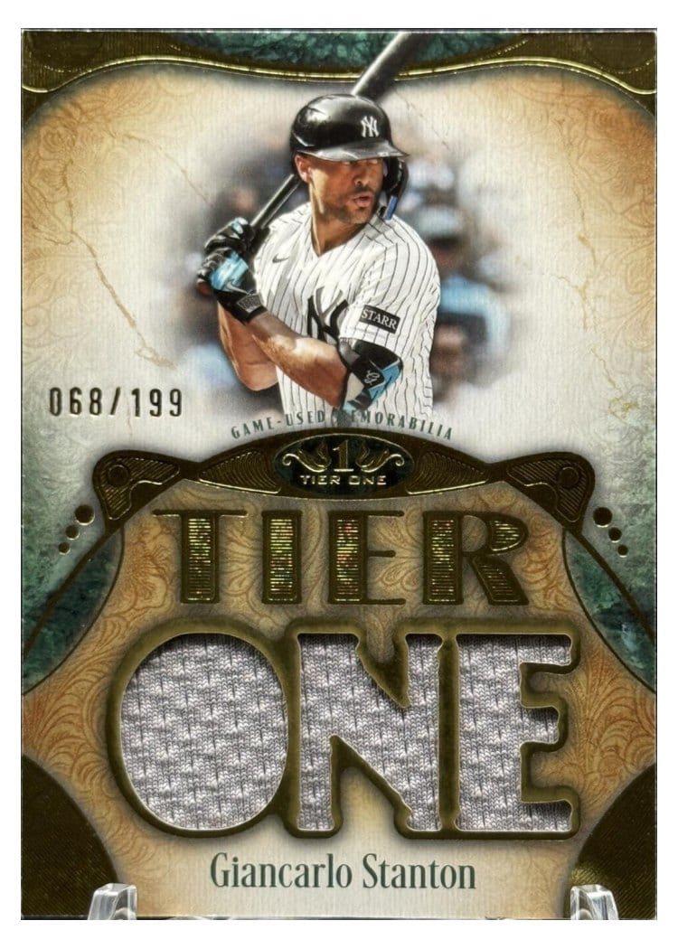 2026 Topps Tier One Tier One Relics Die-Cut Giancarlo Stanton #T1RD-GST card