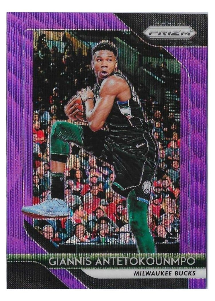2018 Panini Prizm Giannis Antetokounmpo #296 card